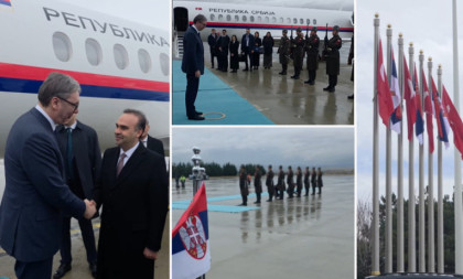 Vučić započeo jednodnevnu posetu Ankari: Očekuju me važni razgovori sa Erdoganom (VIDEO)