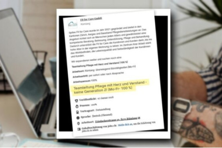 Poslodavci na oglasu za posao striktno pišu – ne generacija Z