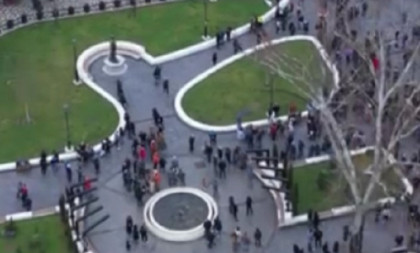 Samo se izblamirali: Blokadera nikad manje na skupu u Bajinoj Bašti (VIDEO)