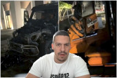 Policija izašla na uviđaj: Ovako je zapaljen mercedes Bake Praseta!
