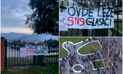 Skandal bez presedana! Blokaderi vandalizovali groblje - ni mrtvima ne daju mira! (VIDEO)
