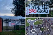 Skandal bez presedana! Blokaderi vandalizovali groblje - ni mrtvima ne daju mira! (VIDEO)