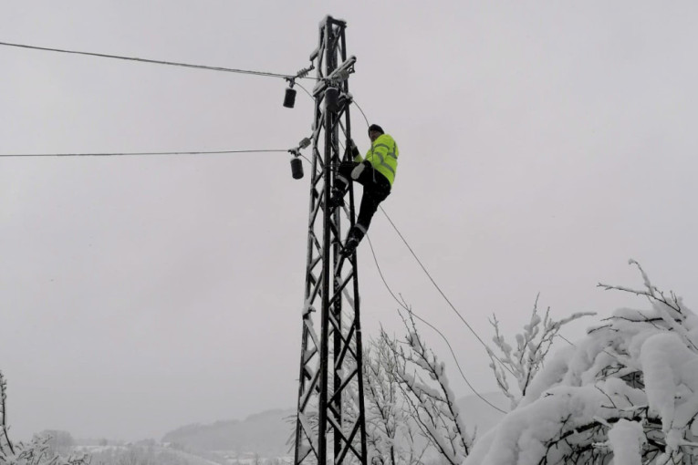 Sanirana šteta na distributivnoj mreži u Srbiji: Problemi uzrokovani snežnim nevremenom koje je pogodilo zemlju