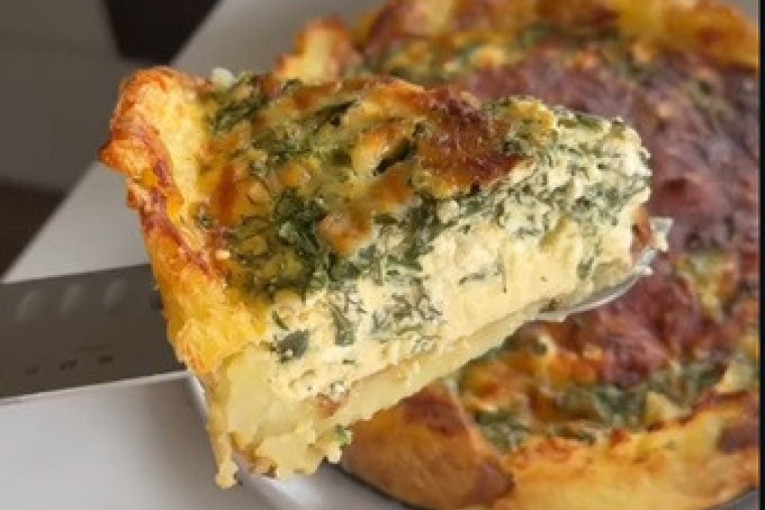 Recept dana: Kiš sa korom od krompira i filom od spanaća i fete je kombinacija ukusa koja će vas oduševiti