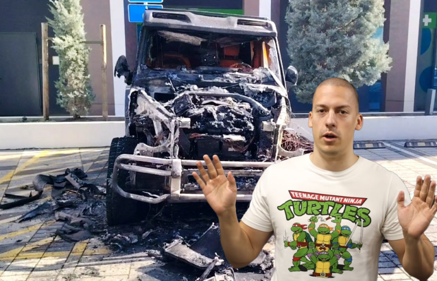 "Šta ako me rokne neko?" Otac Bake Praseta komentarisao prvi put zapaljen automobil svog sina