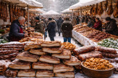 Svi putevi vode u Kačarevo! Počela "Slaninijada", a izbor šarenolik: Od čokolade sa čvarcima do raznih slanih delikatesa