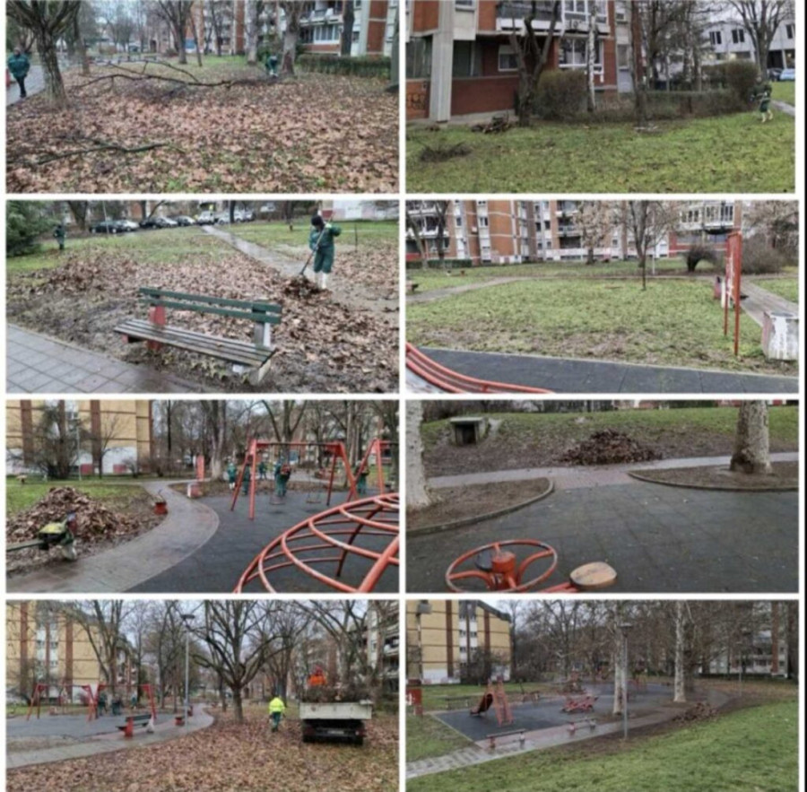 Velika akcija uređenja zelenih površina u Batajnici