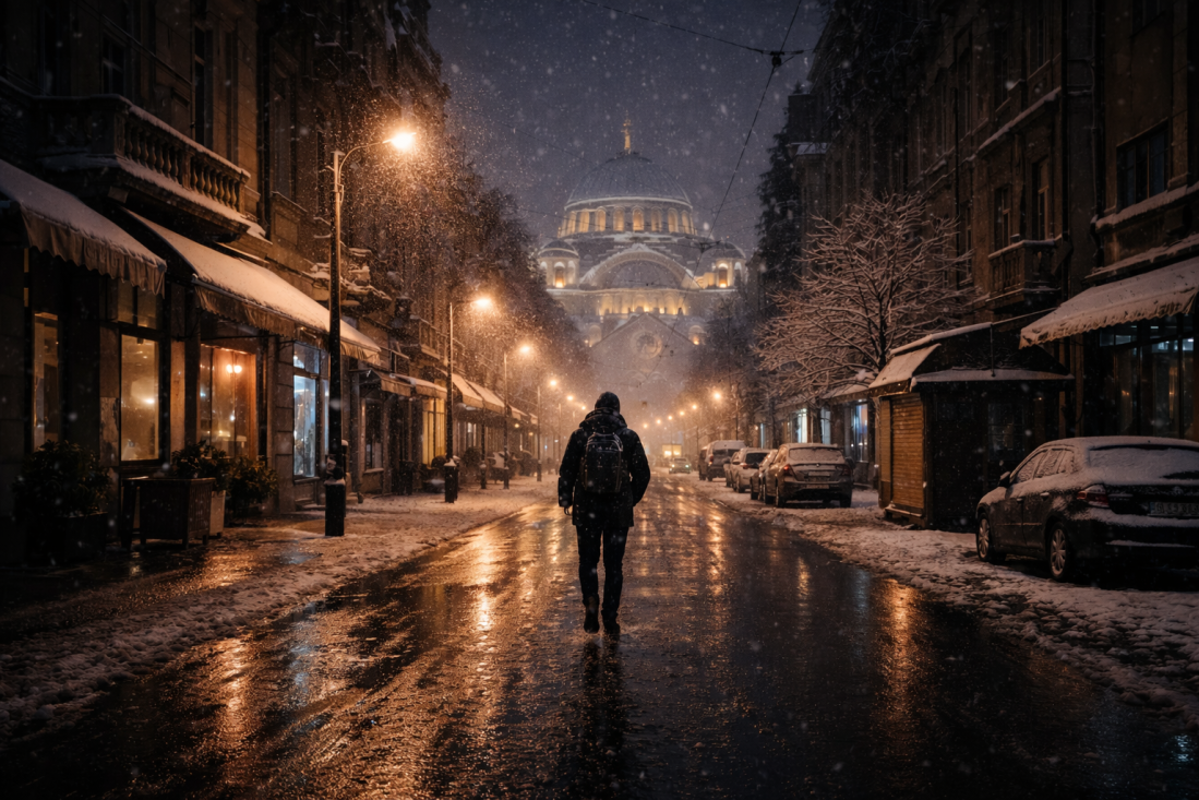 Ove noći ponovo će padati sneg: RHMZ otkrio šta nas čeka pred jutro