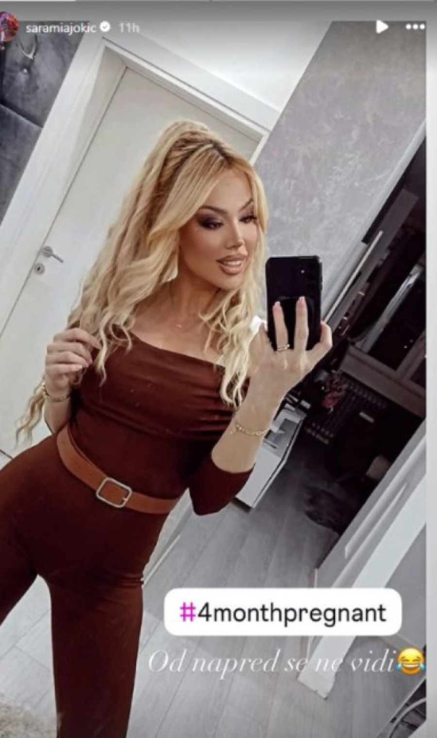 Ćerka Lee Kiš pokazala kako izgleda u četvrtom mesecu trudnoće! (FOTO)