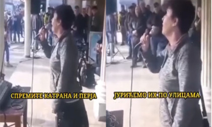 Ljiljana Bralović ponovo preti: Spremite katran i perje, jurićemo ih po ulicama! (VIDEO)