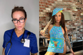 Masno zarađuje od ovoga: Zgodna medicinska sestra se igra sa muškarcima, dok ih mame njene obline (FOTO)