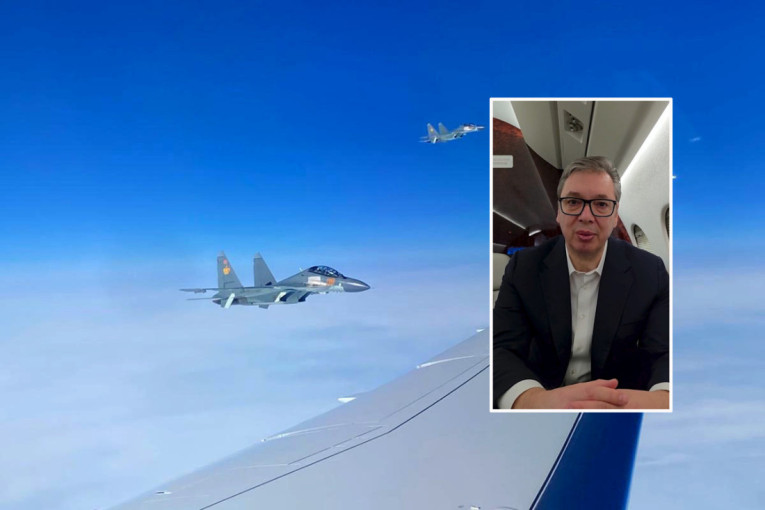 Vučićev avion u vazdušnom prostoru Kazahstana sačekali "suhoji 3" u znak dobrodošlice