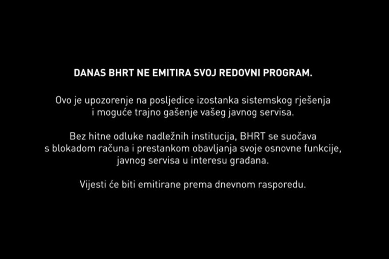 Nema više programa: Danas se ugasila nacionalna televizija Federacije BIH