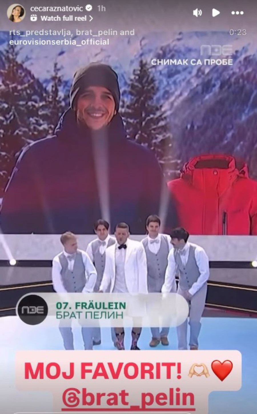 Ceca objavila ko je njen favorit na Pesmi za Evroviziju, pa mu ostavila i srce! (FOTO)