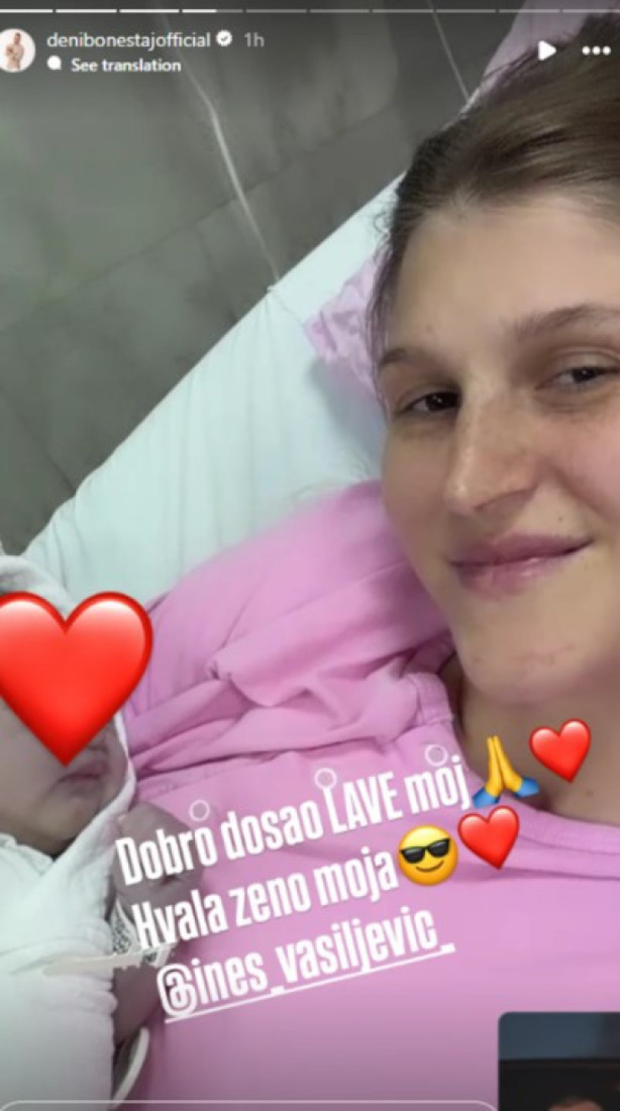 Stigao sin! Deni Boneštaj šesti put postao otac! (FOTO)