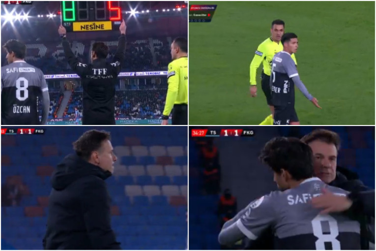 Skandal: Stanojević planirao izmenu, fudbaler odbio da izađe (VIDEO)