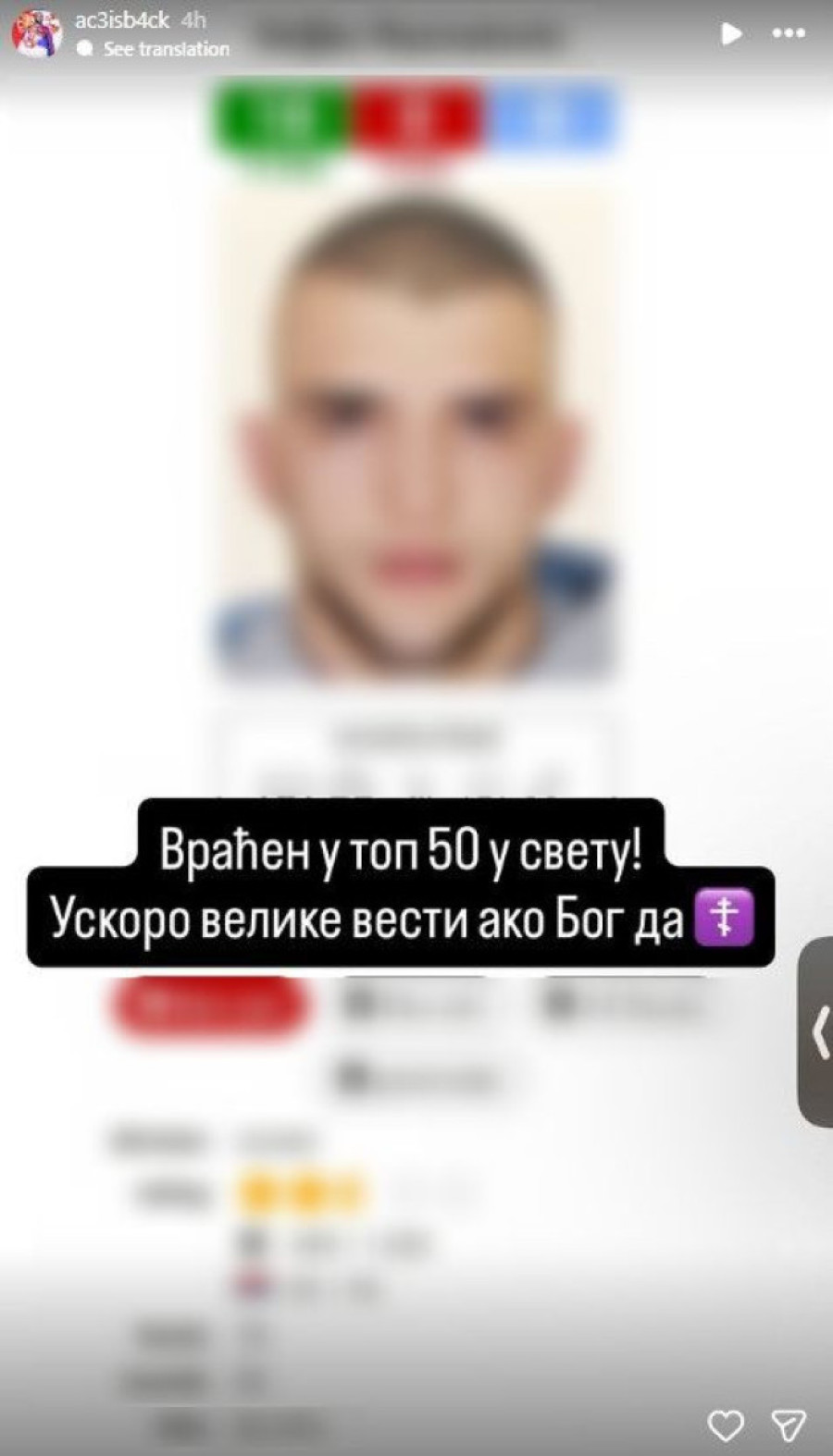 "Vraćen sam u top 50 u svetu!" Veljko Ražnatović pohvalio se ozbiljnim uspehom (FOTO)