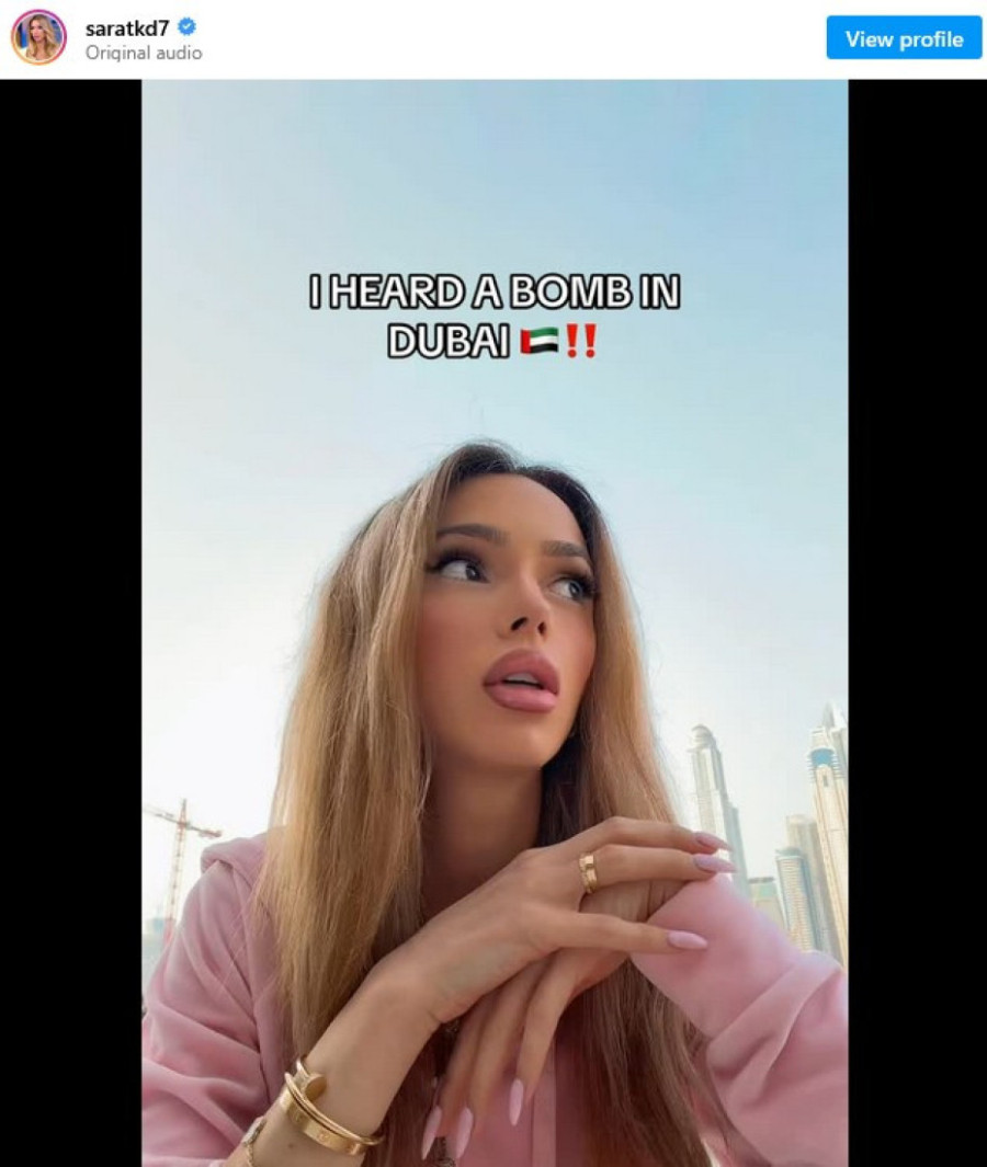 Poznata Srpkinja o eksplozijama u Dubaiju: Zaglavljeni smo ovde! (VIDEO)