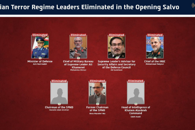 Glave režima poletele u vazduh: Iranski vojni vrh zbrisan u jednom udaru (FOTO)