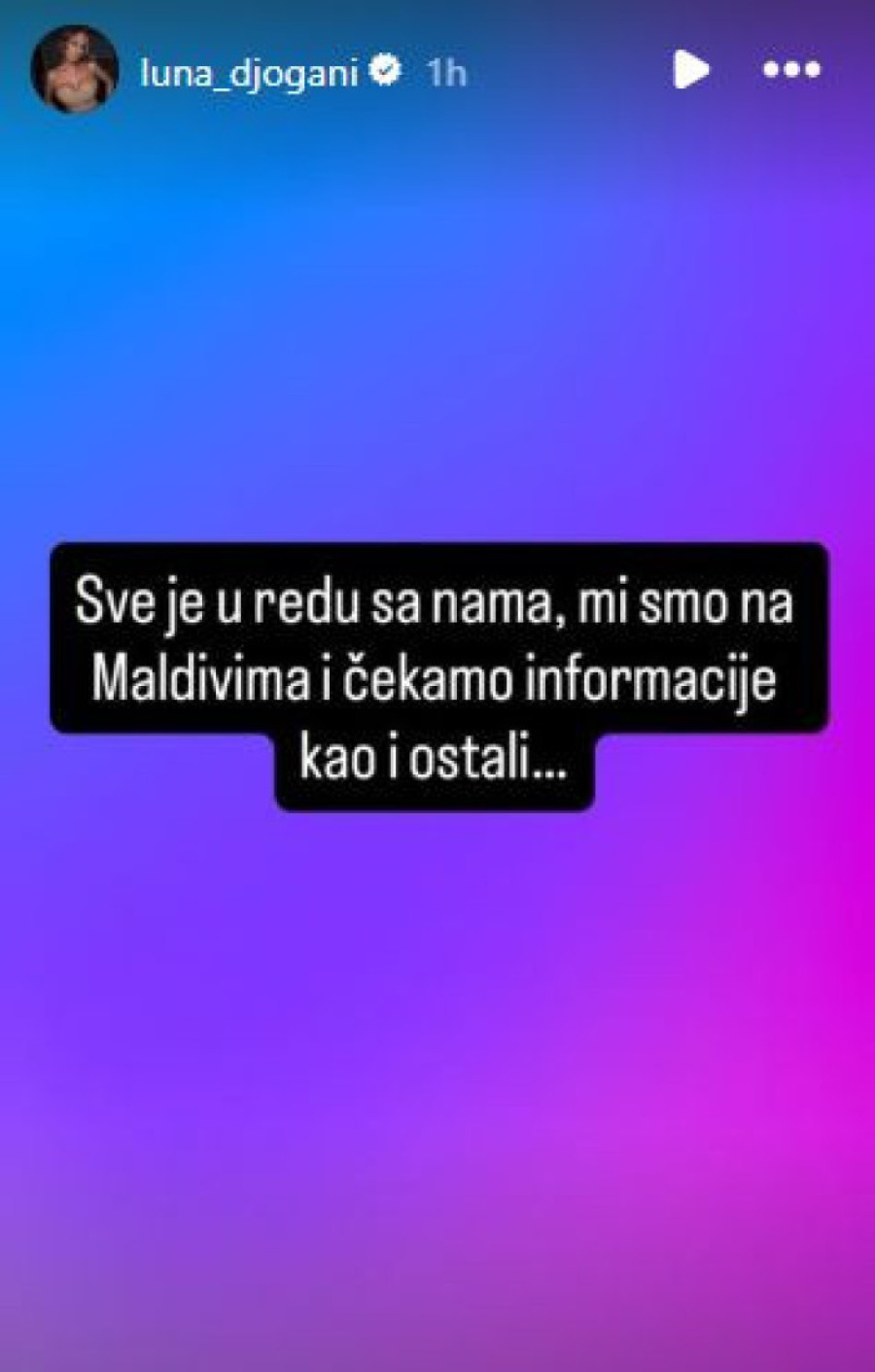 Miljkovići "zarobljeni" na Maldivima zbog tenzija na Bliskom istoku: Oglasila se Luna Đogani! (FOTO)