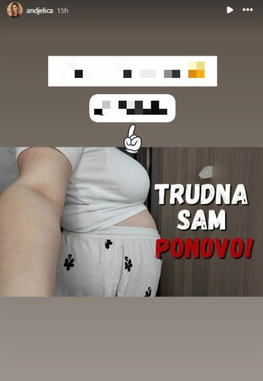 Srpska influenserka tri meseca nakon porođaja saznala da je ponovo trudna: Pokazala stomačić!