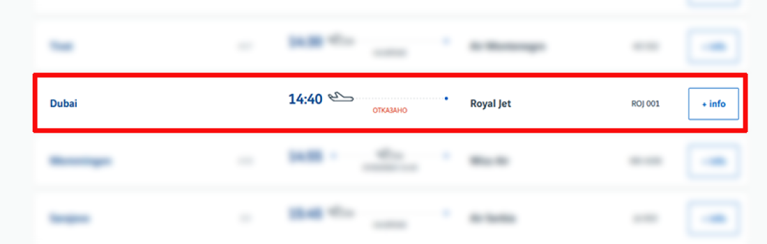 Nove informacije o Srbima u Dubaiju: Evo šta je sa letom u 14.40 sati za Beograd