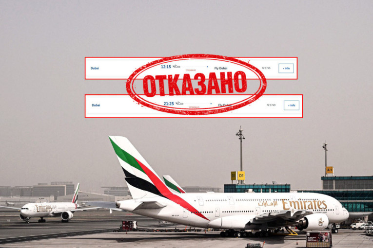 Letovi iz Dubaija za Beograd otkazani!