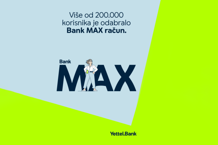 200.000 razloga za slavlje: Yettel bank proslavlja 200.000 Bank MAX korisnika