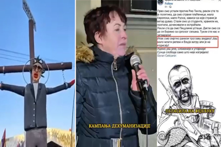 Bolesni napadi na Vučića: Šta, bre, ovo rade blokarederi, dokle više poziva na ubistvo (VIDEO)