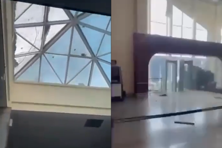 Dramatične scene u Azerbejdžanu! Stižu prvi snicmi posle eksplozija na aerodromu (VIDEO)