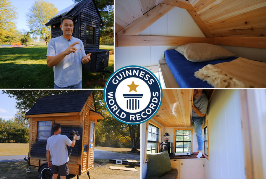 Jutjuber izgradio jednu od najmanjih kuća na svetu i pokušao da uđe u Ginisovu knjigu rekorda (VIDEO)