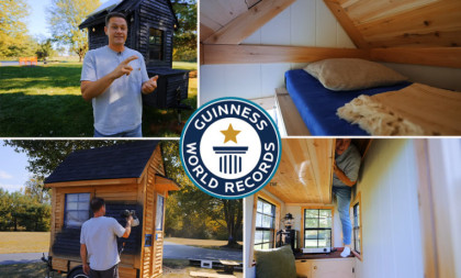 Jutjuber izgradio jednu od najmanjih kuću na svetu i pokušao da uđe u Ginisovu knjigu rekorda (VIDEO)