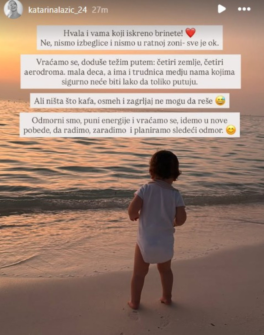 "Izbeglice sa Maldiva - živa nisam dok taj beogradski korpus ne sleti!" Kaća Lazić odgovorila influenserki!