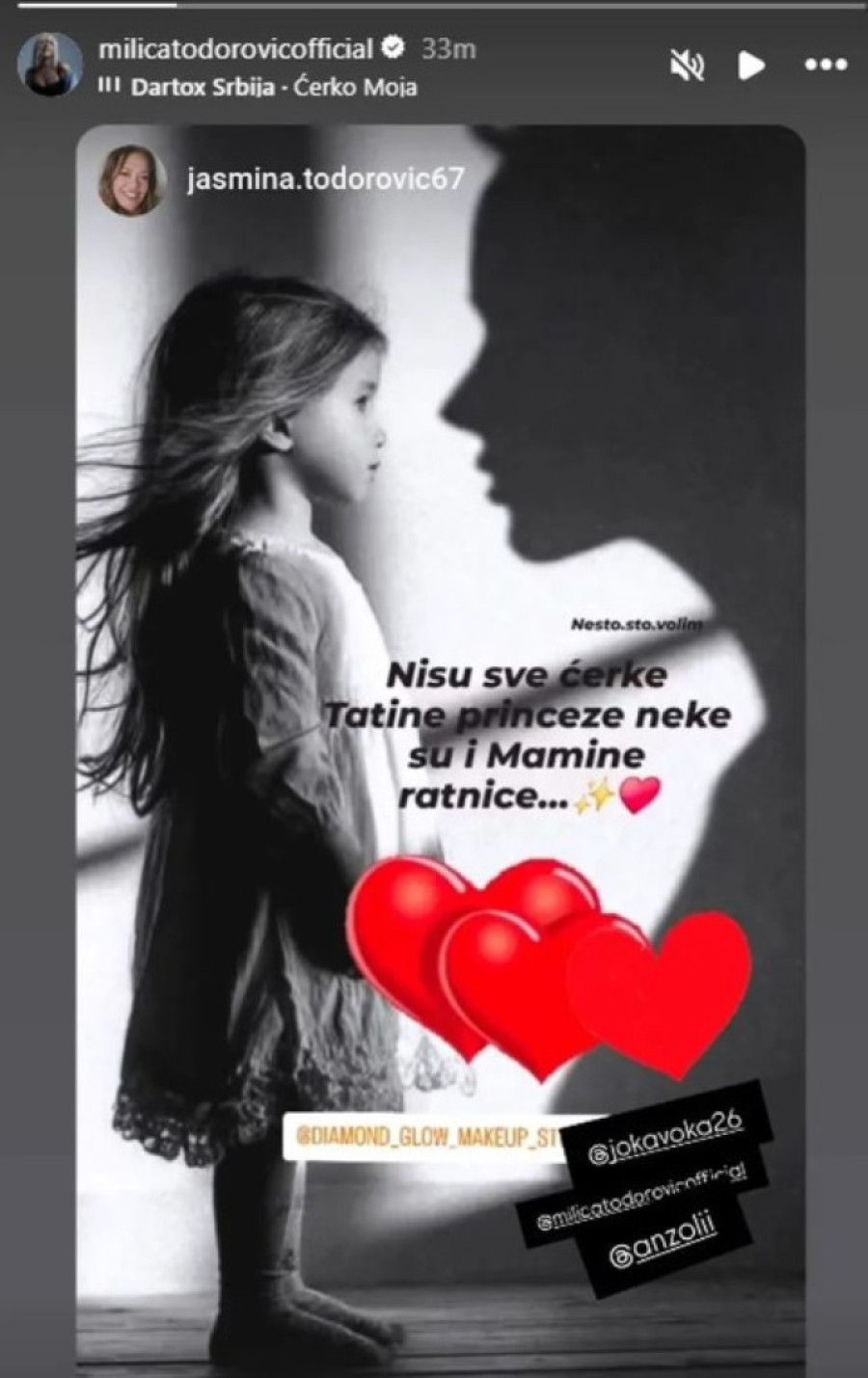 "Nisu sve ćerke tatine princeze!" Oglasila se majka Milice Todorović, njene reči tope srca (FOTO)