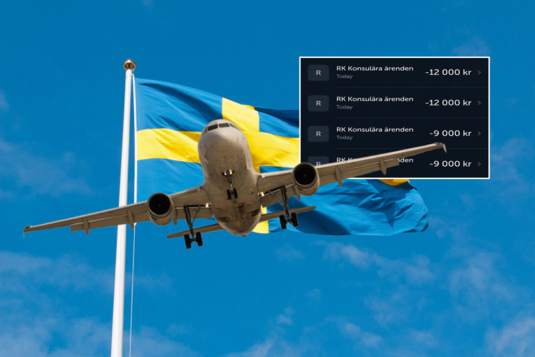 Švedska vlada naplaćuje spas: Evakuacija avinom iz rata košta 50.000 kruna