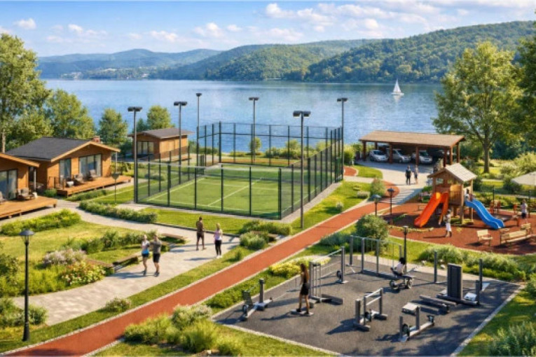 Bungalovi, padel teren, teretana na otvorenom: Investicija vredna 47 miliona dinara, planiran moderan rekreativni kompleks