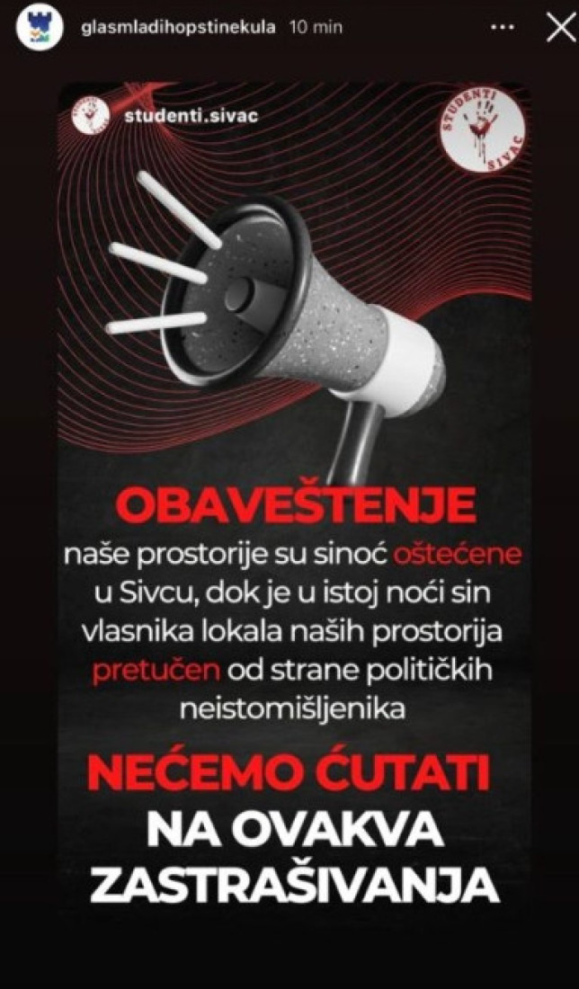 Evo dokaza: Blokaderi se potukli između sebe, išarali prostorije, a za sve optužili SNS! (FOTO)