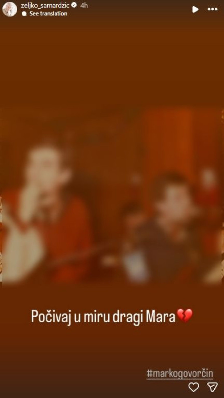 Preminuo Marko Govorčin: Željko Samardžić oprostio se od starog saborca (FOTO)