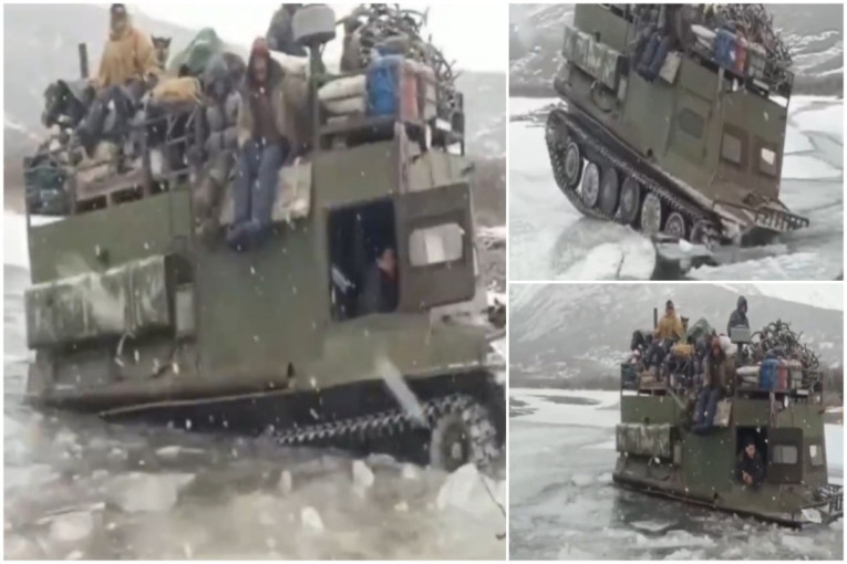 Al' ga je opravio! Pogledajte gvozdeni soliter koje melje led pod sobom (VIDEO)