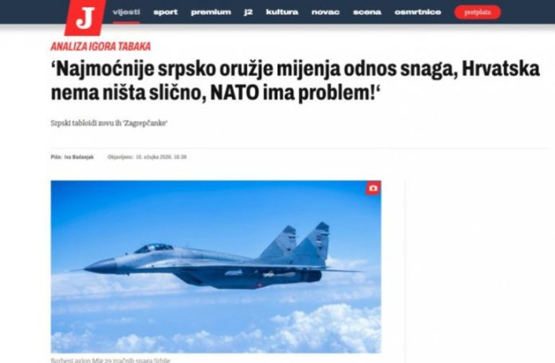 Ministar iz komšiluka u panici zbog najnovijih raketa: Vučićeva Srbija i snaga naše vojske jedina tema među Hrvatima!