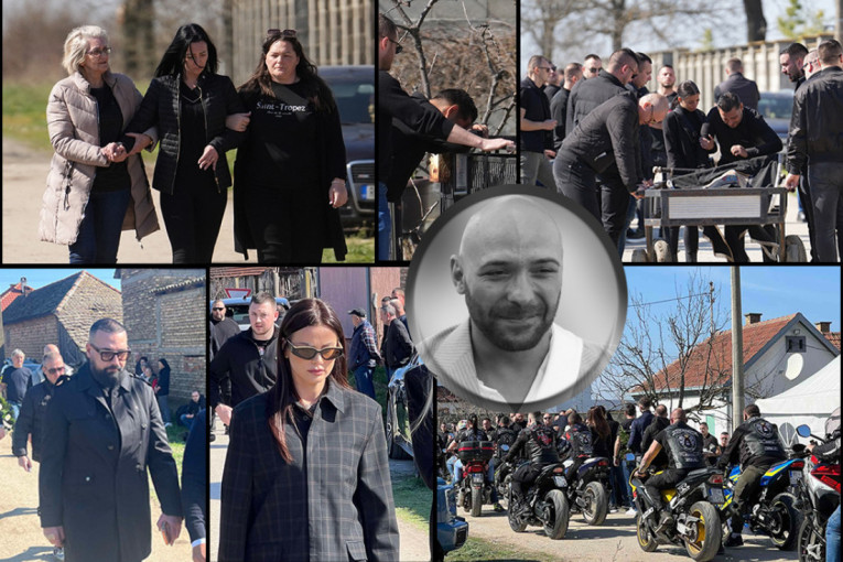 Hitna pomoć ispred kuće Darka Lazića: Priprema se tužna povorka za poslednji isprećaj Dragana (FOTO/VIDEO)