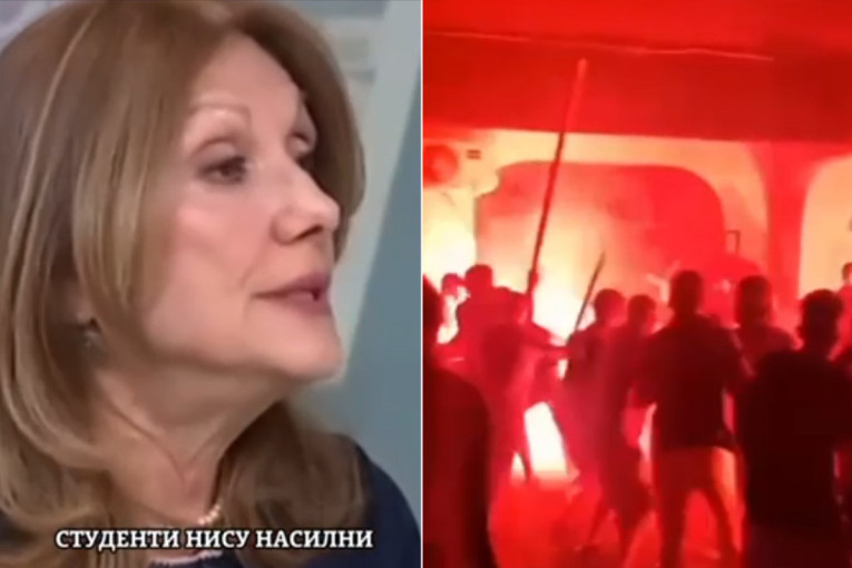 Vesna, žena koja ne vidi! Ovako "deca cveća" razvaljuju zgrade, pale lokale, udaraju policiju (VIDEO)