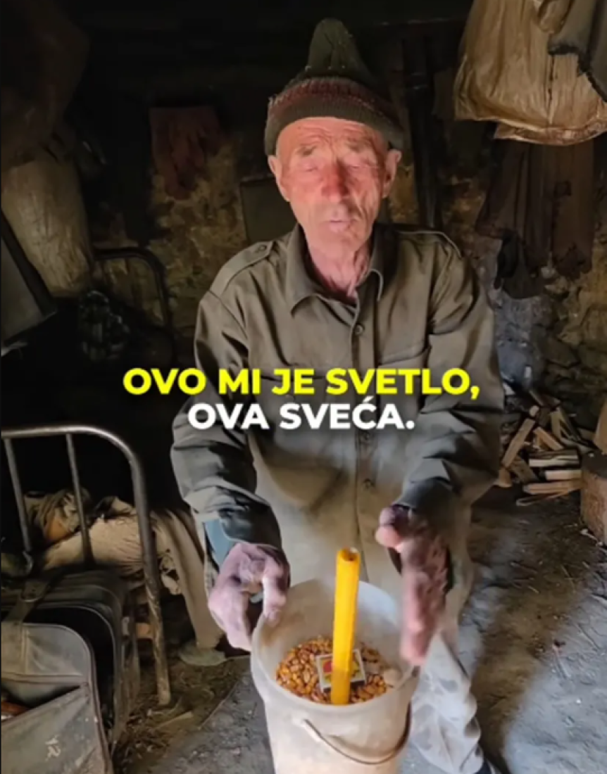 Miroslav sa bratom živi pod zemljom 33 godine: Imaju 8.000 dinara primanja, sveća im je jedini izvor svetla (FOTO)