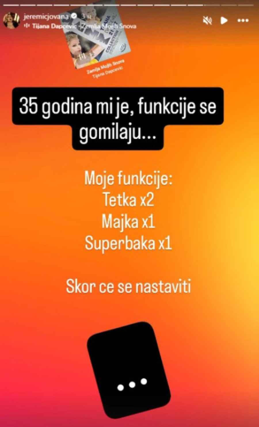 Jovana Jeremić postala baka u 35. godini: Veliko slavlje u porodici! (FOTO)