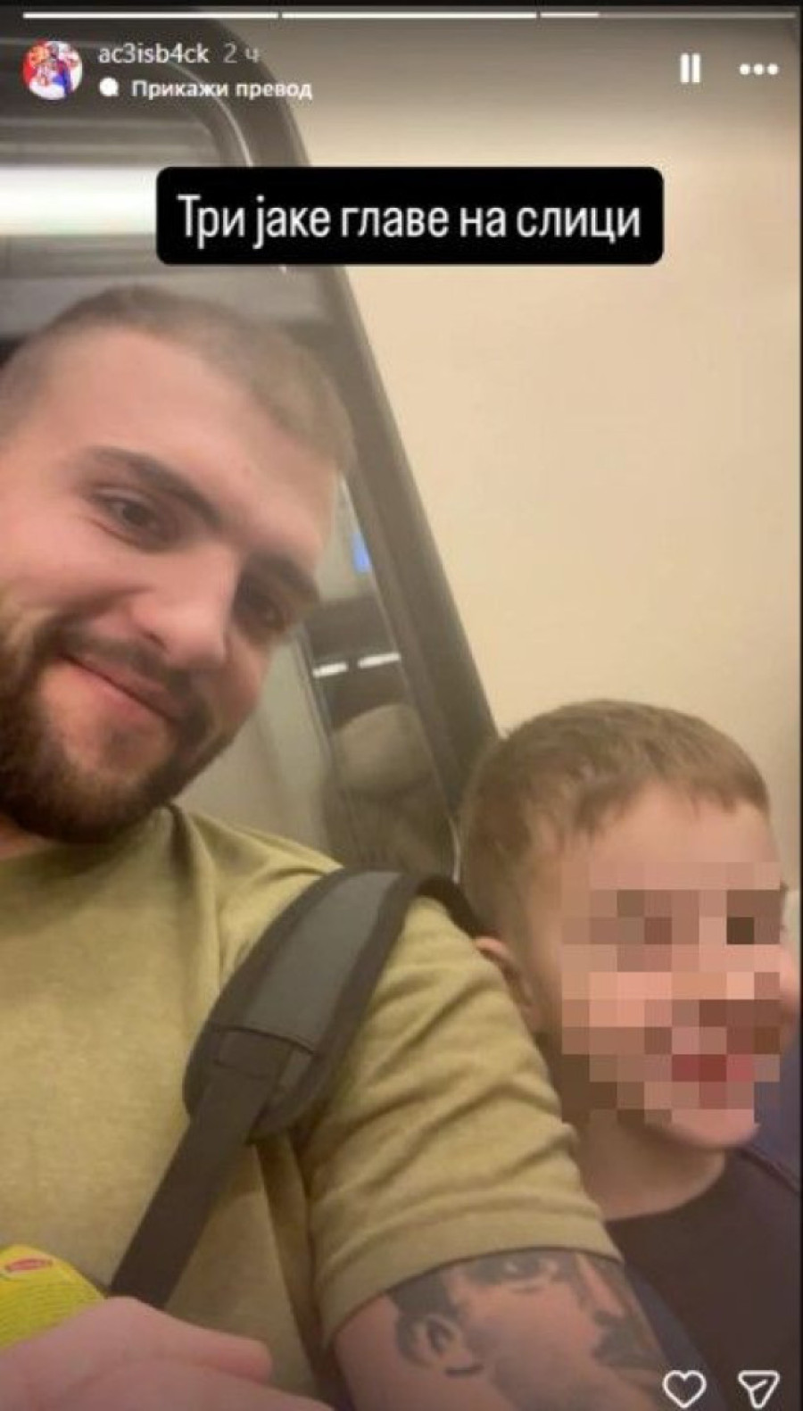 Veljko Ražnatović objavio fotku s malim Željkom! Puca od ponosa: "Tri jake glave na slici!"