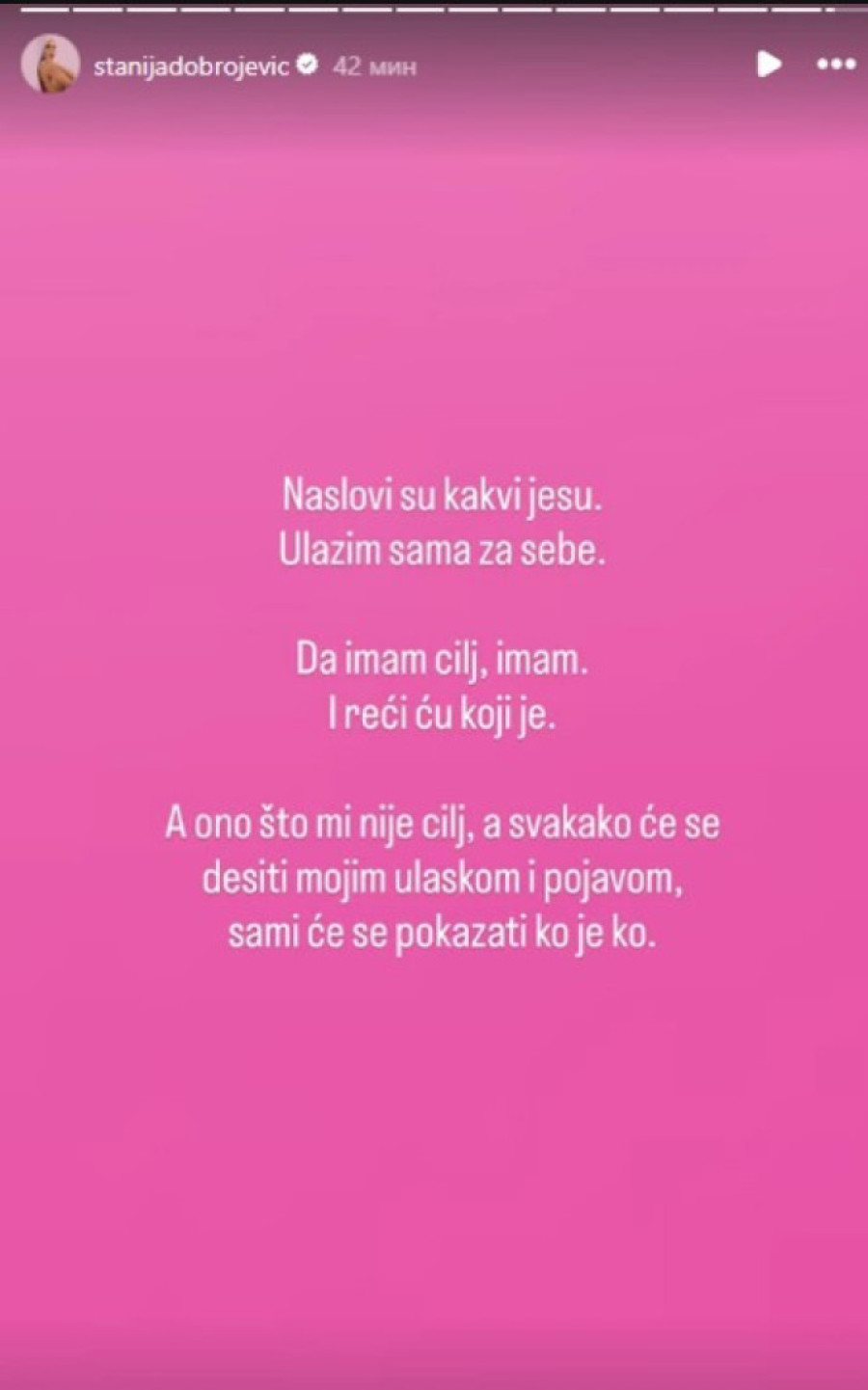 Stanija Dobrojević potvrdila ulazak u "Elitu 9": Spremna je na suočavanje sa Asminom i Majom!