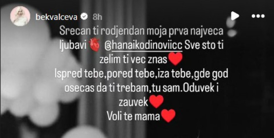 Nataša Bekvalac proslavila Hani rođendan! Majka i ćerka čvrsto zagrljene posmatrale vatromet