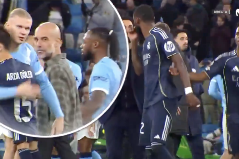 Bura posle Realovog slavlja u Mančesteru! Ridiger divljao na centru, Gvardiolina reakcija zapalila društvene mreže! (VIDEO)