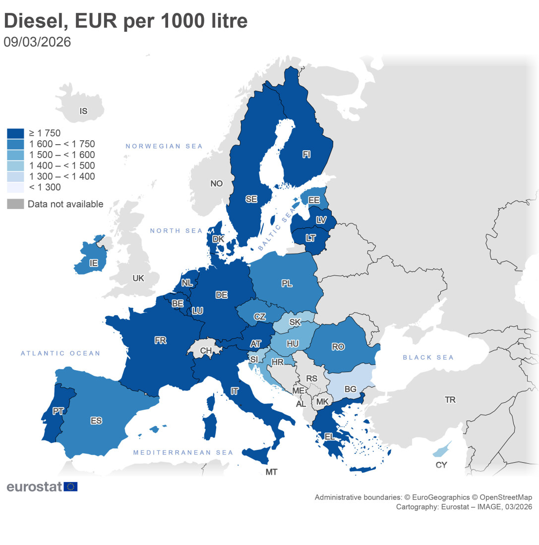Gorivo u Nemačkoj naglo poskupelo! Ovo su cene u EU, a pogledajte gde je Srbija (MAPA)