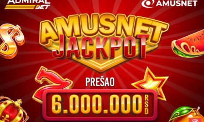Jackpot na Amusnet igrama prešao 6 miliona